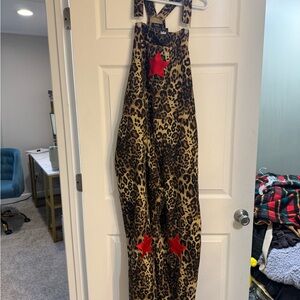 NWT Star Girl Rising Boyfriend Overalls